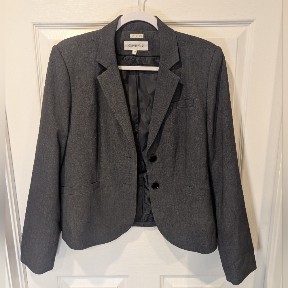 Calvin Klein Gray Blazer